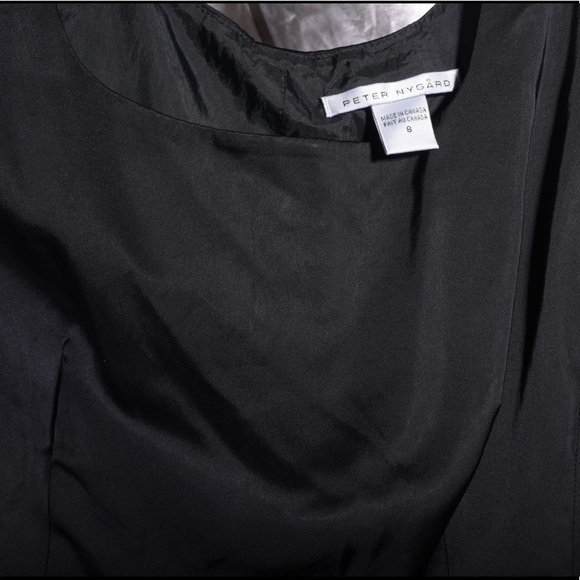 Peter Nygard square neck blouse with boned bodice - Picture 7 of 8